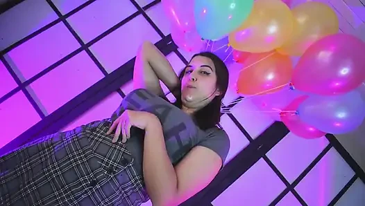 Воздушные шарики гелия и BubbleGum превращает меня - Bunny Looner