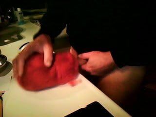 Wool masturbation 2