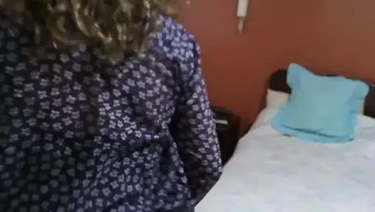 Stepmom undresses very excited to fuck with 18 year old stepson