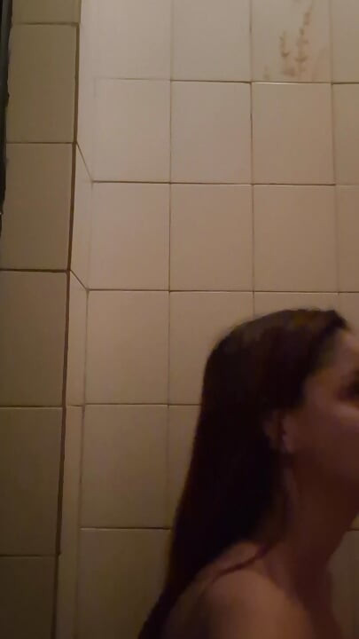 Wife Leaves Work and Stops by a Porn Theater to Suck off Strangers and Take Their Loads!
