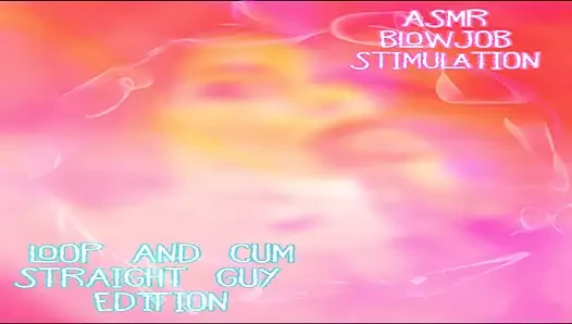 AUDIO ONLY - stimulasi blowjob ASMR untuk cowok straight loop dan edisi air mani