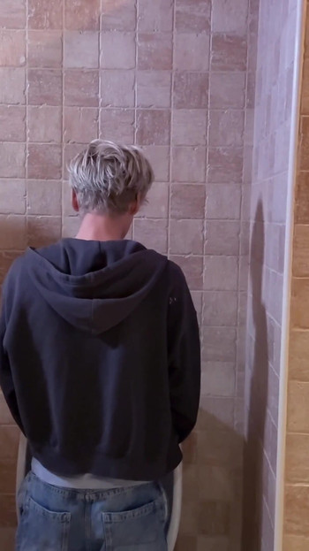 Agf014:: a Naughty Couple Sneaks off to Have Some Dirty Fun in a Public Restroom.