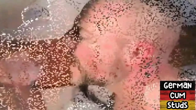 German amateur DILF facial jizzed by BFs cock after anal