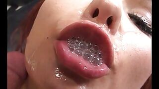 German girl swallows cum after getting deep anal and pussy fuck