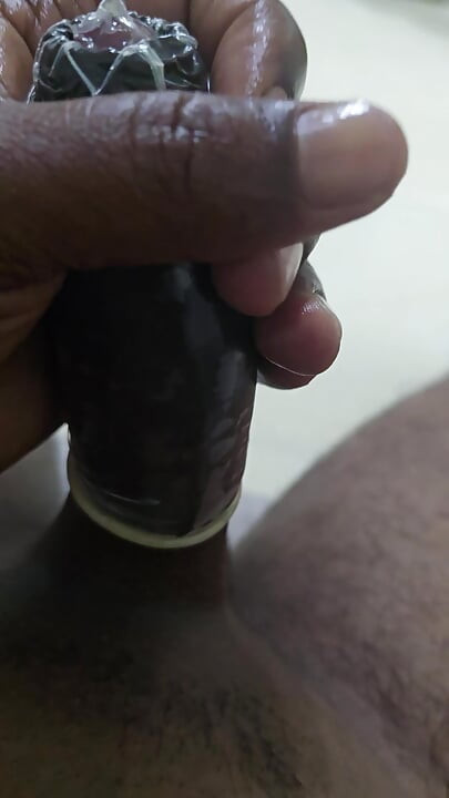 Today mastrubate with condom