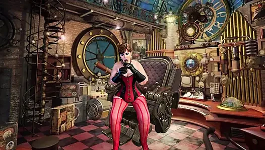 Granny BIjou: Steampunk'd Brothel Bunny Fuck Slut 92925CAMS146M