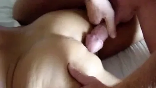 homemade cumshot on his wife