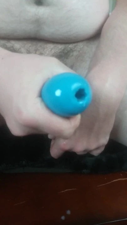 Masturbating