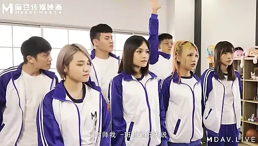 MDHS-0005 Маду средней школы / секс физкультура! 1v1 Наставничество после школы!