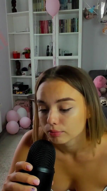 ASMR schoolgirl IS EXCITED AND CAN'T RESTRAIN HERSELF | Clip 1