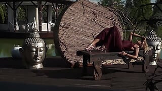 Pretty fashionista seduces while masturbating her clit