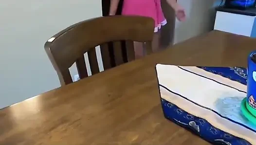 Cheerleading Stepdaughter Gets Fucked by Her Stepdaddy