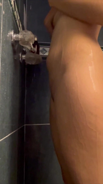 Stunning moment from "I recorded my work whore masturbating in the bathroom"