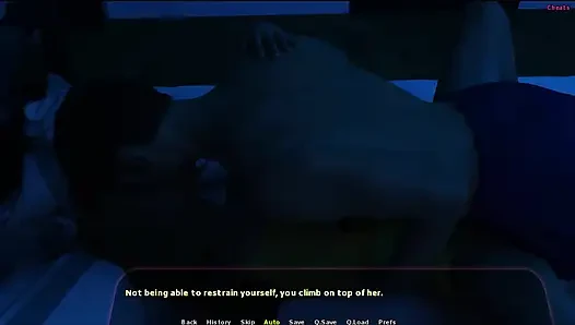 Haley Story #5 - Johannes tried to play with Haley's pussy
