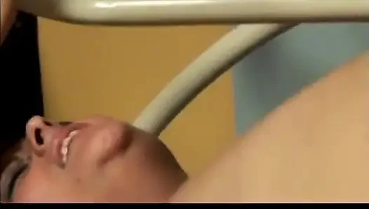 Chubby whore sucks hard cock and gets warm sticky facial