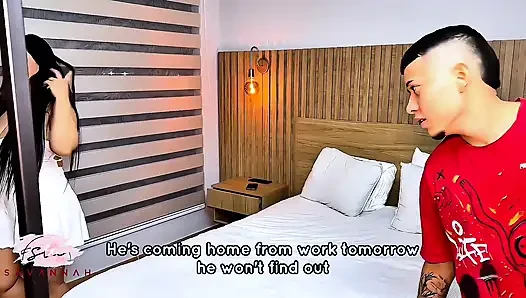 Stiefmutter bietet ihrem stiefsohn sex an, damit er ihrem ehemann nicht sagen wird, dass sie mit ihren freunden ausgehen - Savannah Watson
