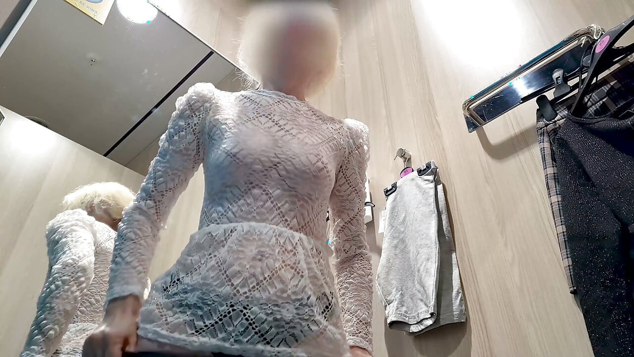 Try On - dresses outdoor locker room