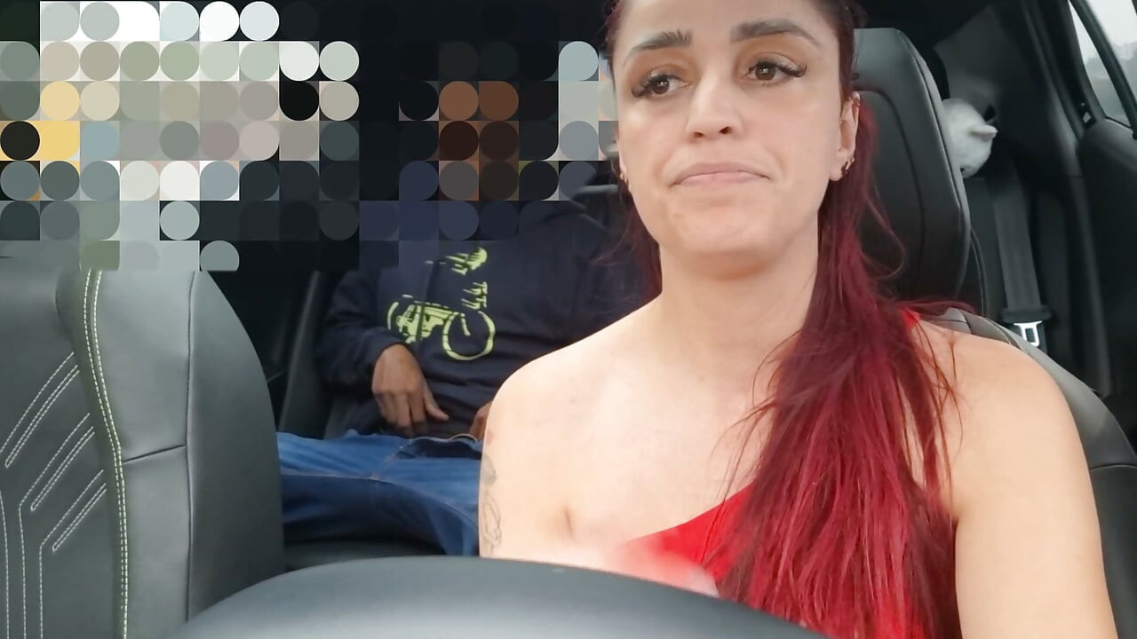 Fanny, a Rideshare Driver, Gives a Passenger a Hard-on!