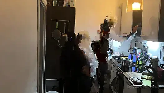 Kitchen Fetish Squirting Madness - Mature Sluts Drenched Everywhere