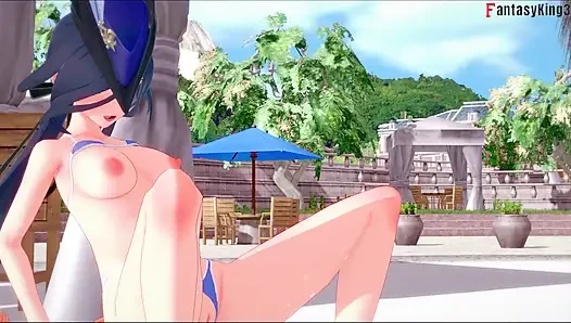Clorinde bikini hot cowgirl sex - Genshin Impact