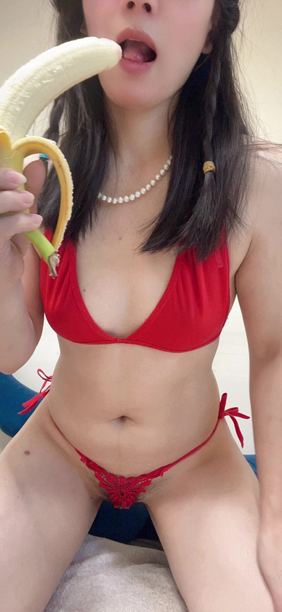 Chupando banana