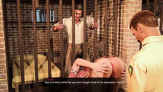 Lucky Lucy and Daltons Banging in the Wild West 1