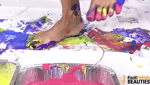 Leere Leinwand in ein Meisterwerk für fußliebende Männer transformieren