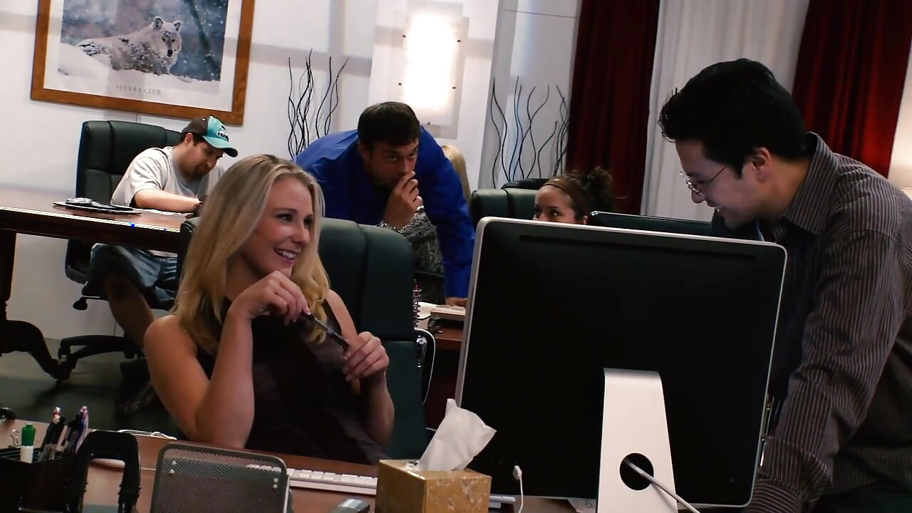 Natalie Norton Gets Called Into Her Bosses Office for a Deep Drilling