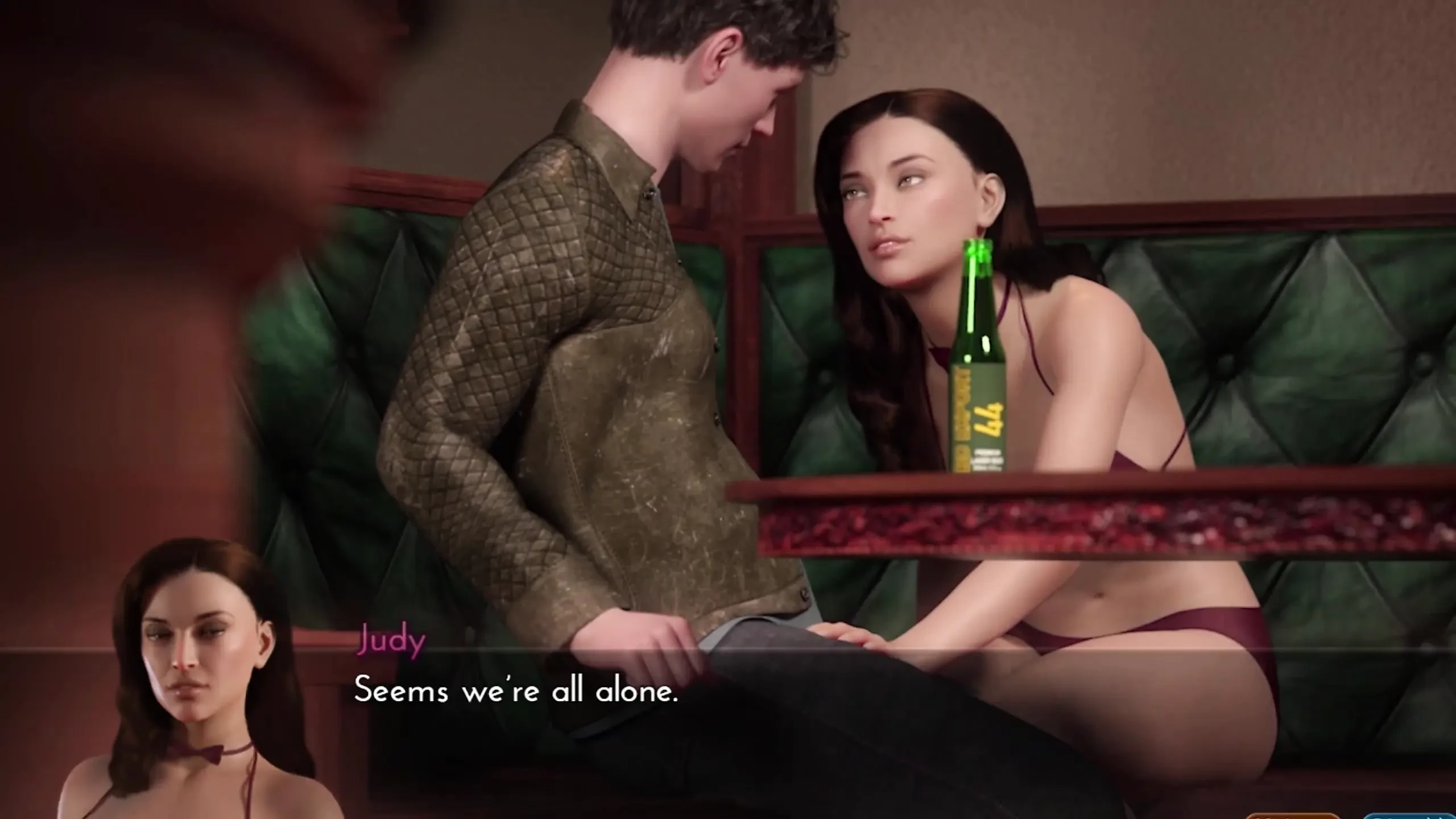 Fucking Carol who has big and beautiful breasts in doggy style looking at her round ass