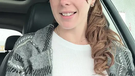 Trying Not to Cum Too Loud While I Pump My Gas