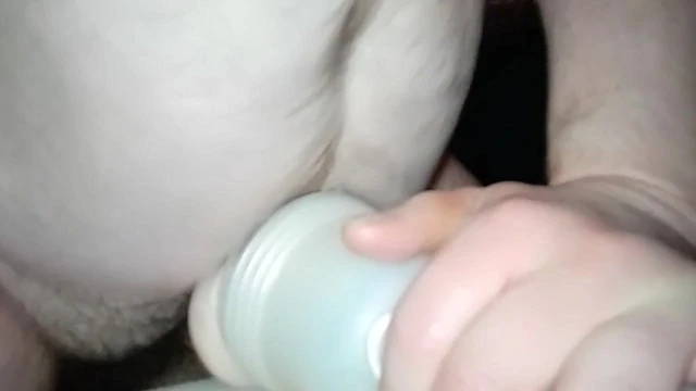Fat bear fucks and cums in toy