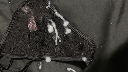 Black Victoria Secret Pink Panties ( CUMSHOT )