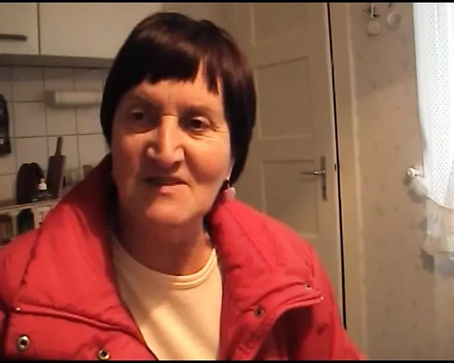 Kinky German granny stuffed with cucumber and facialized