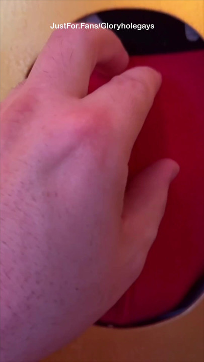 Bisexual Guy at the Gloryhole - the Loudest Orgasm Ever