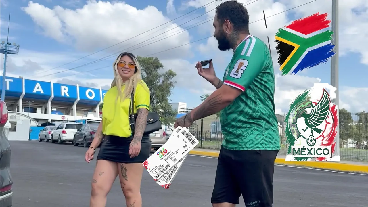 GIVING AWAY TICKETS TO THE WORLD CUP