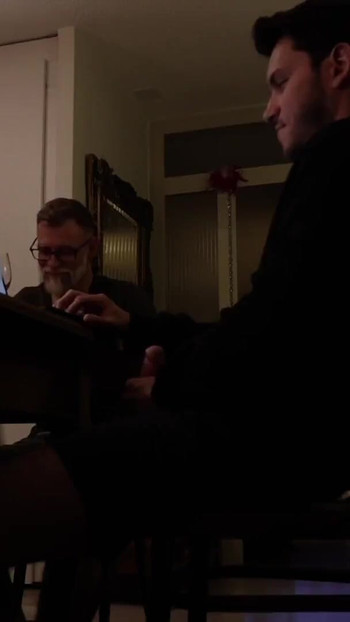 Unforgettable moment from "Boy jerking off at the dinner table"