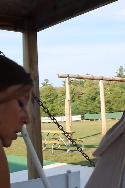 Candi Annie Fucked on Camp Ncn Campground Outdoor Sex Swing