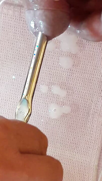 Extreme guyon cock sounding close up with cumshot