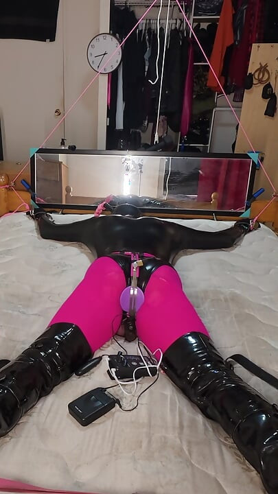 Spread Eagle Self Bondage