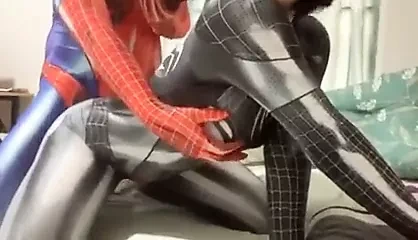 spider zentai fuck