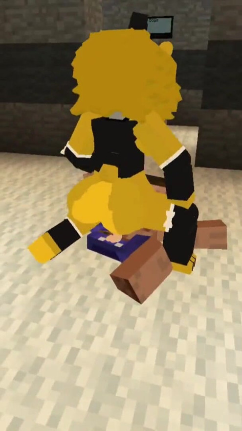 Minecraft Fapcraft: Fazclaire's Nightclub Edition Fucking Type 0 or Golden Fazclaire, Golden Freddy, In the ass and cumshots | Clip 3