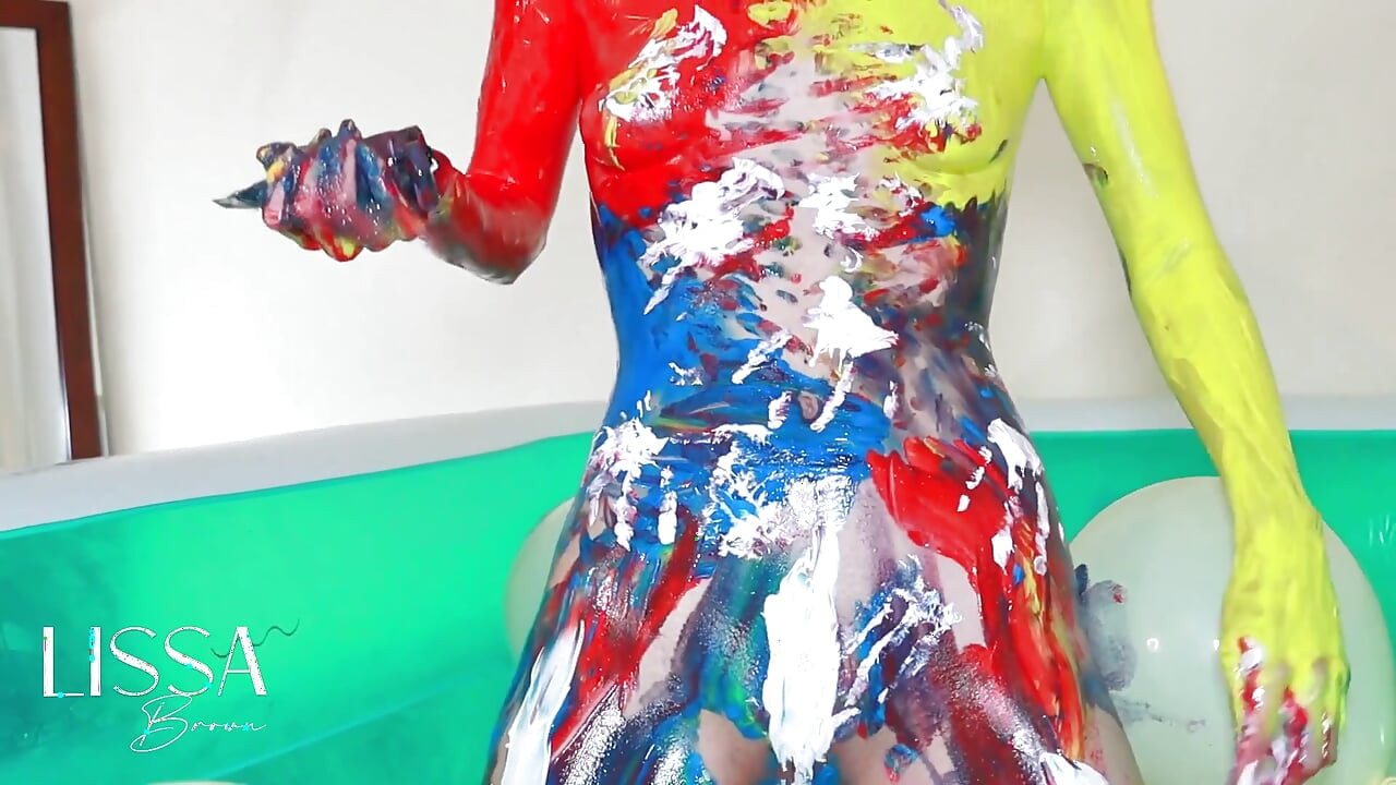 Messy and Wet Body Paint