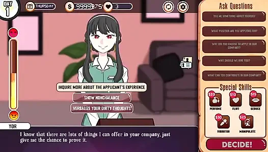 Azgın işe alım seks oyunu [bölüm 02] çıplak mod [18+] çıplak oyun / seks oyunu