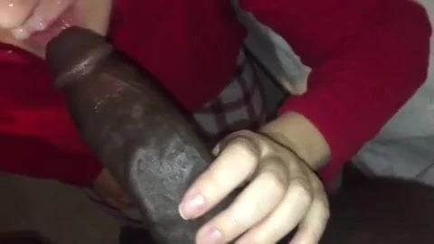 sucking black cock