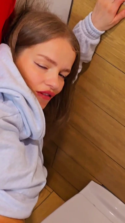 Captivating moment from "Fucked a married bitch in the toilet of a restaurant!"