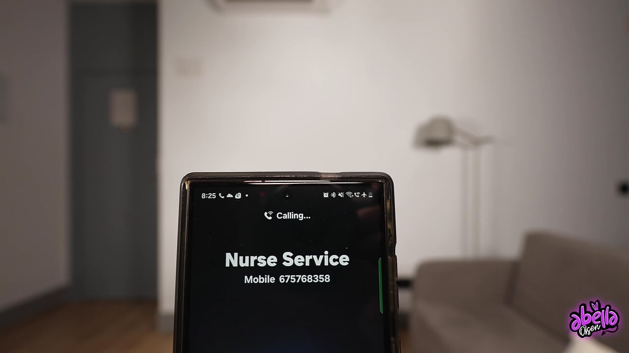 Nurse at home service ended up in the hottest sex ever with her patient! POV
