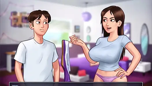 Summertime saga: Jenny finally fucked me on webcam