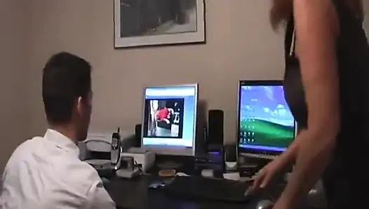 Stepson makes her suck him off