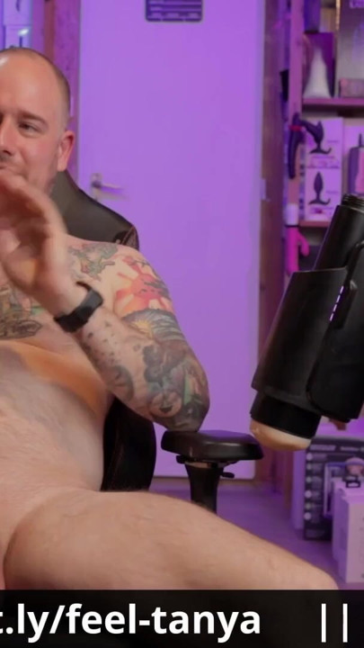 Iconic moment from "Testing the new Tanya Tate stroker with my immersive interactive VR virtual sex contraption"