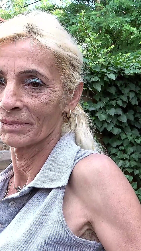 Skinny Grandma Show All Her Holes